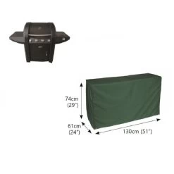 Bosmere C725 - Cover Up 3 Burner Gourmet Grill BBQ Cover