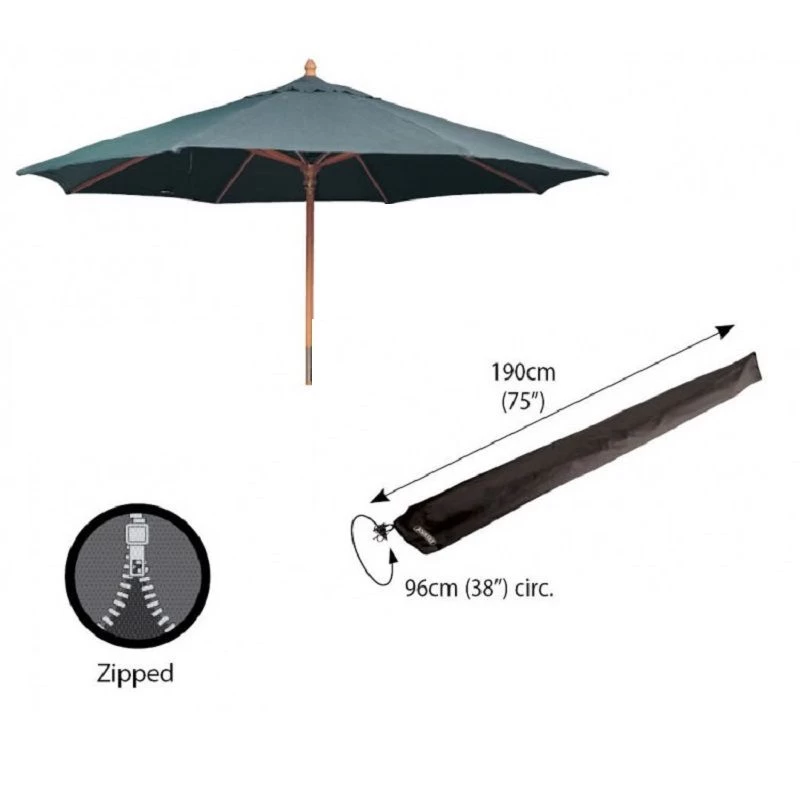 Bosmere D595 - Storm Parasol Cover - Black