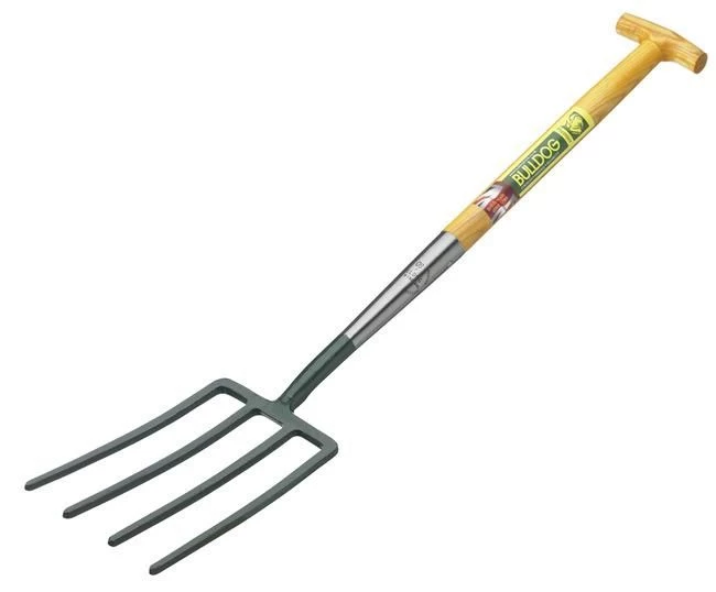 Bulldog Tools 5704042810 - Premier Digging Fork T Handle