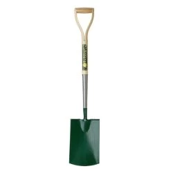 Bulldog Flat Treaded Digging Spade 28" - Wooden YD Shaped Handle - 5610012820